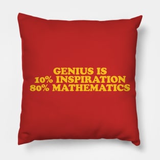 Genius - Math Lovers Pillow