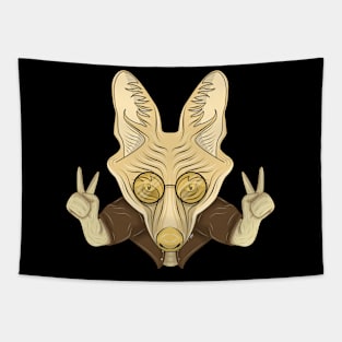 stylish maned wolf Tapestry