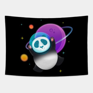 Panda Astronaut Tapestry