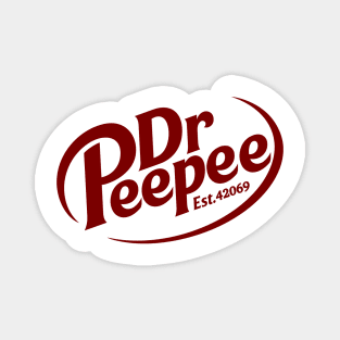 Dr Peepee Logo Magnet