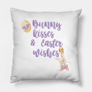 Bunny Kisses & Easter Wishes Pillow