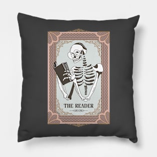 Tarot card - bookish mystical design Pillow