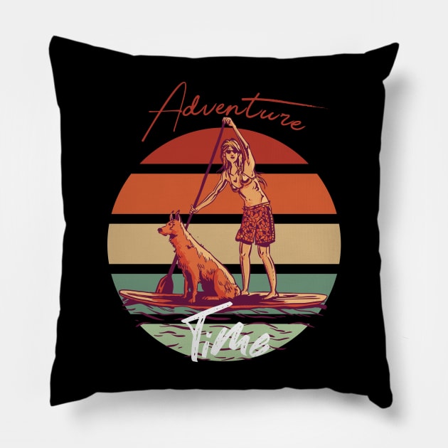 A New Adventure Begins Pillow by ArtRoute02