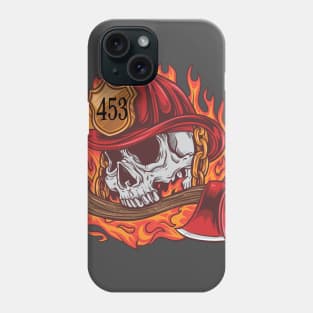 Fire Skull 453 Phone Case