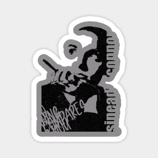 Sinead O'Connor - Vintage Stencil silhouette Magnet