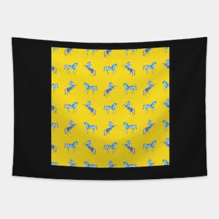 Happy summer horses Tapestry