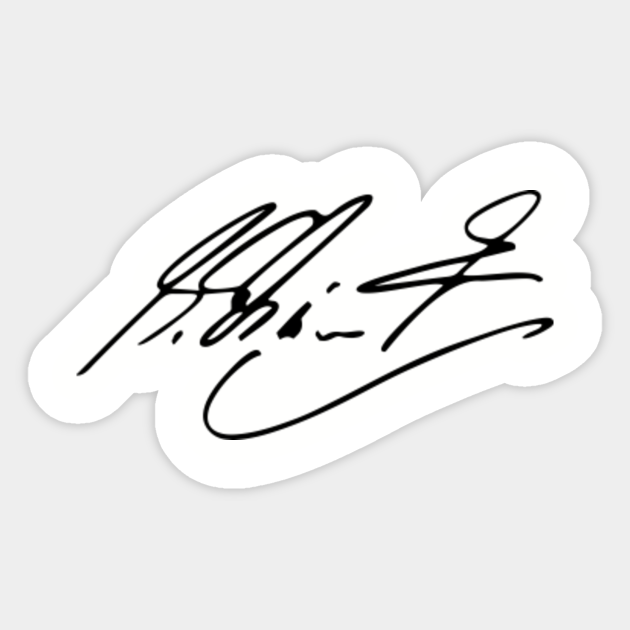 Michael Schumacher S Signature Michael Schumacher Sticker Teepublic