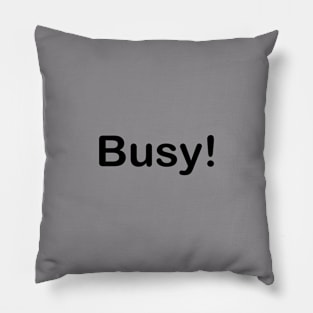 Basic simple busy T-shirt Pillow