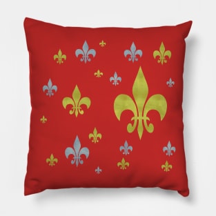 Fleur-de-lis Symbol Pillow