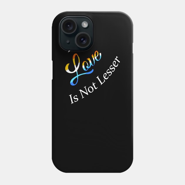 No Lesser Love Phone Case by traditionation