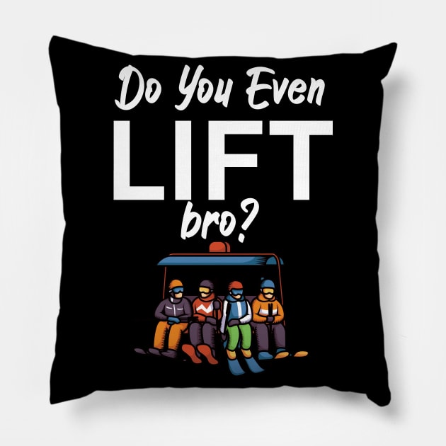 Do you even lift bro Pillow by maxcode