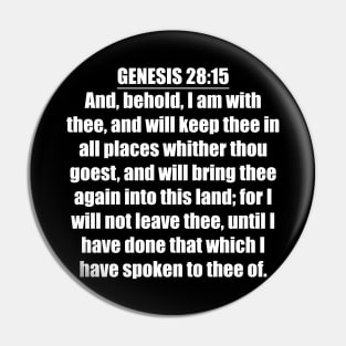 Bible Verse Genesis 28:15 Pin