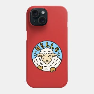 Cute cartoon sheep Phone Case