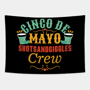 Cinco De Mayo Drinking Crew Tapestry