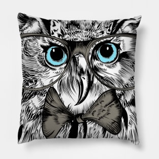 Owl Art best funny cute owl fans gift for Men Women Pillow