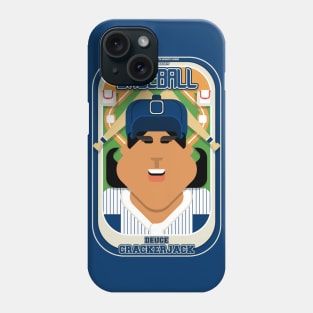 Baseball Blue Pinstripes - Deuce Crackerjack - Indie version Phone Case