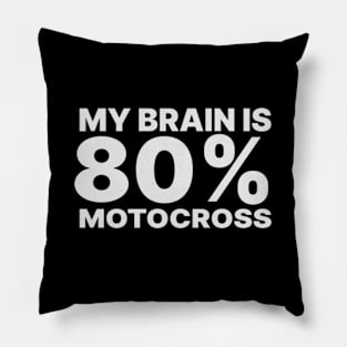 Motocross Humor Pillow