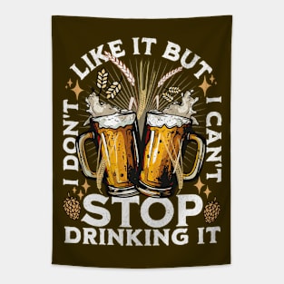 Drinking Beer I Like Beer a Sarcastic People Tapestry