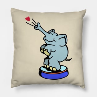 Happy Elephant Pillow