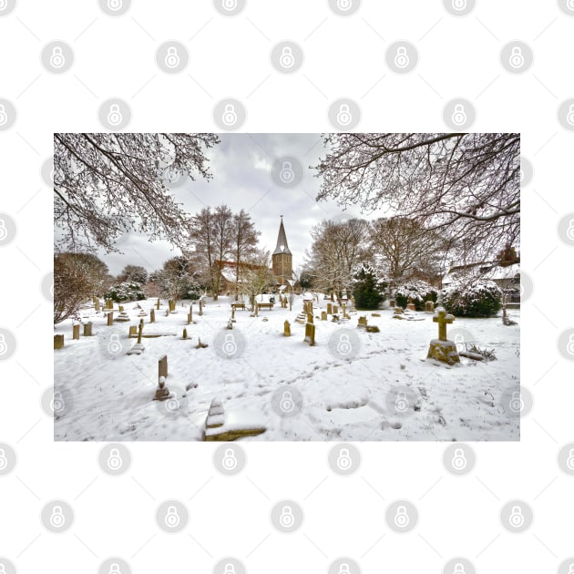 All Saints church in the snow by GeoffCarpenter