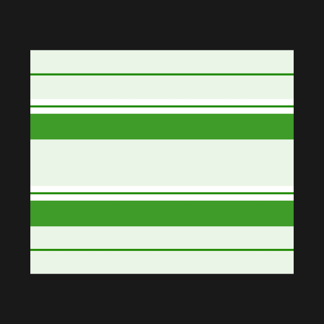 Strips - green and white. by kerens