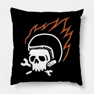 Biker Fire Pillow