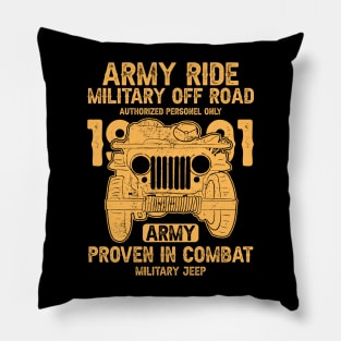 Army Ride Military Off Road Jeep Pillow