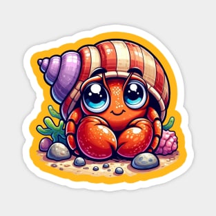 Cute Hermit Crab Magnet