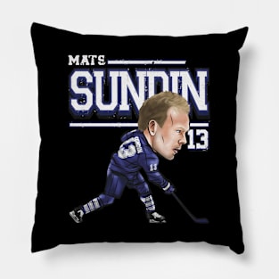 Mats Sundin Toronto Cartoon Pillow