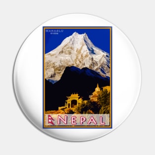 Manaslu in Nepal Pin