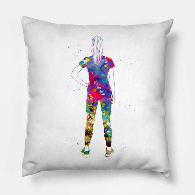 Personal Trainer Pillow by erzebeth