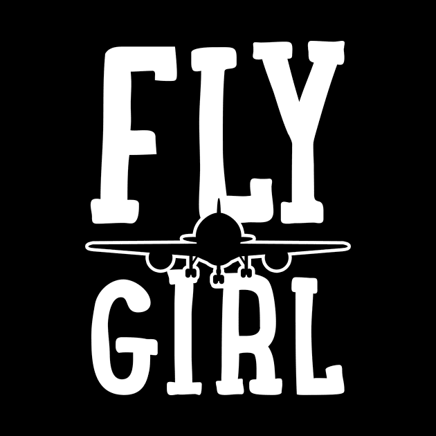 Pilot Girl Airplane Aviation by CreativeGiftShop