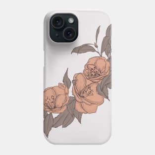 Hand drawn flower composition Phone Case