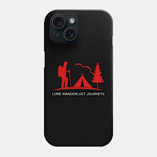 Lone Wanderlust Journeys, Solo Traveling, Solo Adventure Phone Case