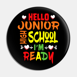 HELLO JUNIOR HIGH SCHOOL Pin