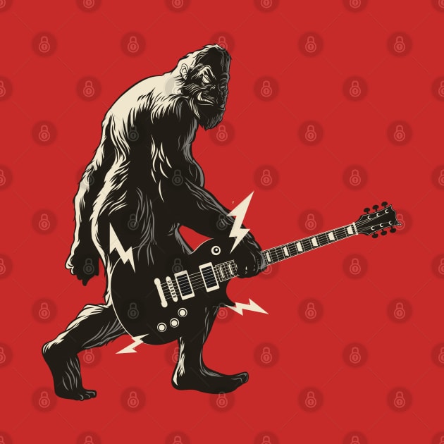 Bigfoot loves rock and roll by sparrowski