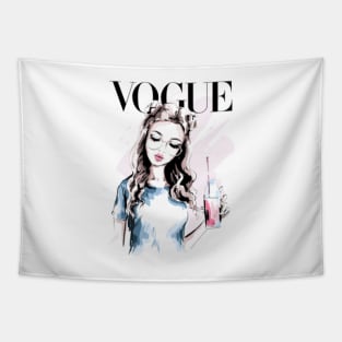 Vogue tapestry top