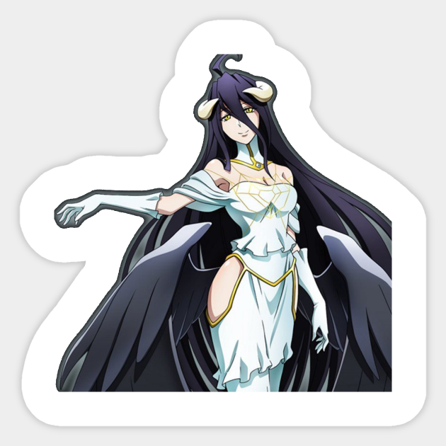 Albedo Overlord Albedo Overlord Aufkleber Teepublic De Which makes me wonder if by the time they reach adulthood years ainz will start seeing albedo as a. teepublic