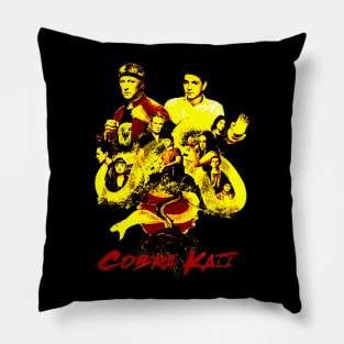 retro cobra kai Pillow