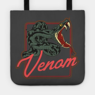 venom Rattlesnake neon Tote