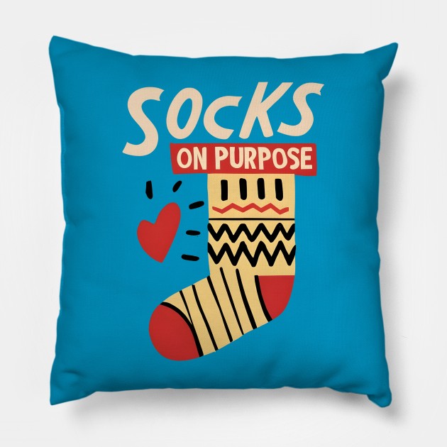 Socks Pillow by NomiCrafts