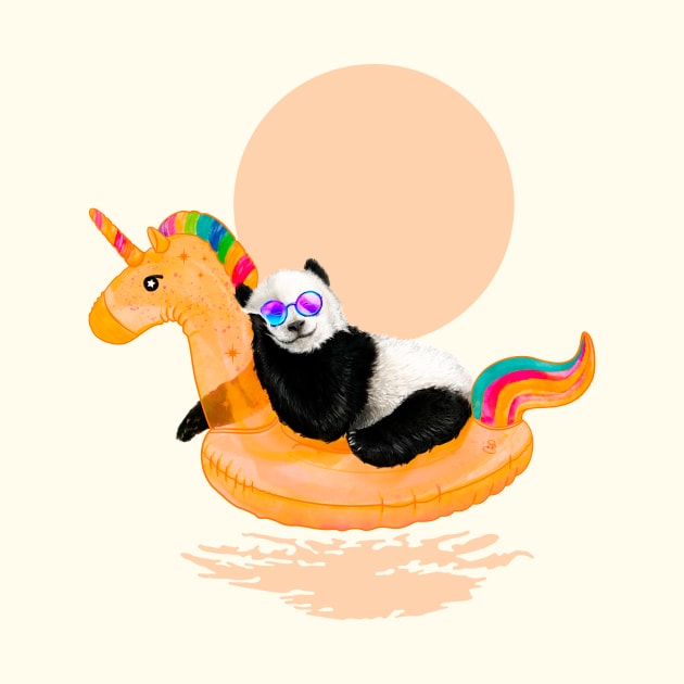 Chillin (Unicorn Panda) by 38Sunsets