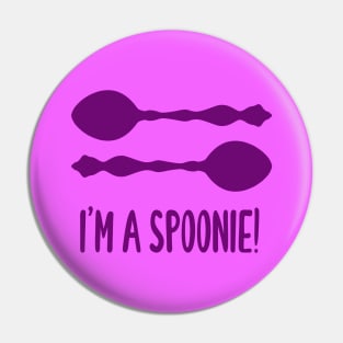 I'm A Spoonie! (Pink) Pin