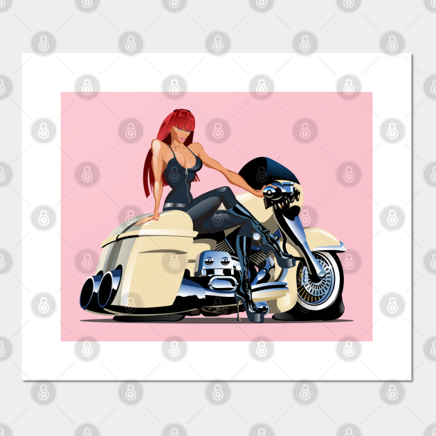 Cartoon Motorbike - Cartoon Motorcycle - Posters and Art Prints | TeePublic Cartoon Motorbike - Cartoon Motorcycle - Posters and Art Prints | TeePublic