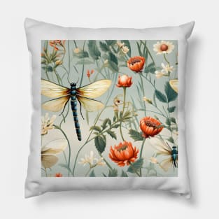 Dragonfly Pattern 15 Pillow