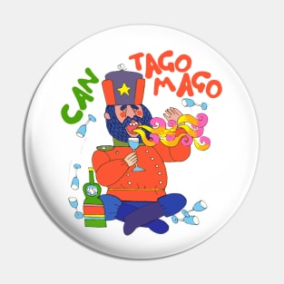 Can Tago Mago --- Psychedelic Fan Artwork Pin