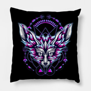 red fox animal Pillow