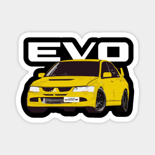 LIGHTNING YELLOW EVO 8 Magnet