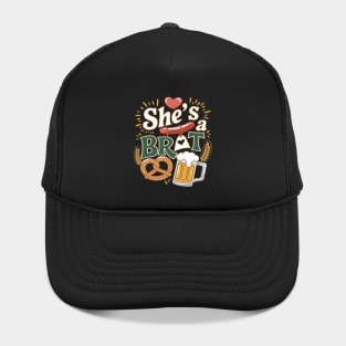 Oktoberfest Couples She's a Brat Hat