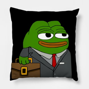 Pepe Distinguished Businessman Pillow